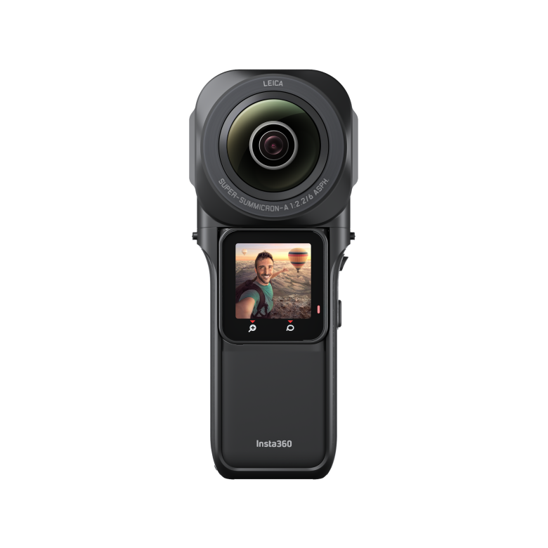 Premium 360 1-inch sensor camera with interchangeable lens design. Co-engineered with Leica.